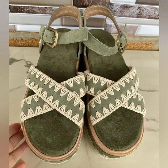 Mou PLATFORM CRISS CROSS UPPER - Platform sandals size 9 - Picture 7 of 16